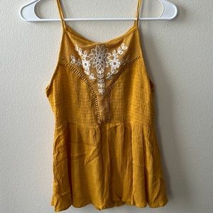 Small yellow Alya tank top
